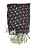 Per Una 100% Viscose Black Blue Scarf One size - photo 2