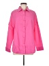 Unbranded 100% Polyester Pink Long Sleeve Blouse Size M - photo 1