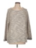 Hannah Metallic Gray Pullover Sweater Size L - photo 1