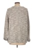 Hannah Metallic Gray Pullover Sweater Size L - photo 2