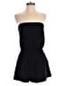 Bebe 100% Polyester Solid Black Romper Size M - photo 1
