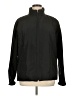 Karen Scott Sport 100% Polyester Solid Black Track Jacket Size XL - photo 1