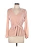 J.Crew Pink Long Sleeve Blouse Size 10 - photo 1