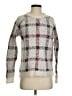 Theory Plaid White Pullover Sweater Size S - photo 1