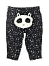 Carter's 100% Cotton Black Casual Pants 0-3 MO / 3 MO - photo 1