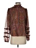 Ann Taylor Brown Long Sleeve Blouse Size XS - photo 1