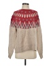 Lucky Brand Chevron-herringbone Tan Pullover Sweater Size S - photo 1