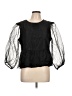 Express Black 3/4 Sleeve Blouse Size L - photo 1