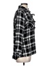Venus Plaid Black Long Sleeve Blouse Size L - photo 4