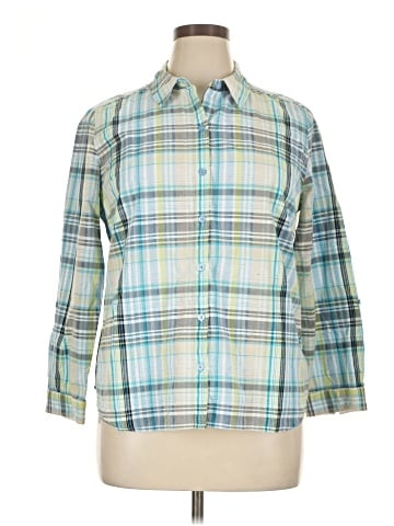 Christopher & Banks Long Sleeve Button-Down Shirt (view 1)