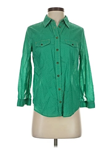 Maeve 3/4 Sleeve Button-Down Shirt (view 1)