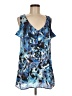 Daniel Rainn Print Blue Casual Dress Size M (estimated) - photo 1