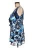 Daniel Rainn Print Blue Casual Dress Size M (estimated) - photo 5
