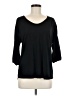 Old Navy Black 3/4 Sleeve Top Size M - photo 1