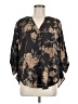 Torrid Black 3/4 Sleeve Blouse Size Med Plus (00) - photo 1