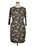 J. McLaughlin Paisley Gray Casual Dress Size XL - photo 1