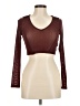 Princess Polly Brown Long Sleeve Top Size 6 - photo 1