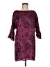 Daniel Rainn 100% Polyester Burgundy Kimono Size M (estimated) - photo 1