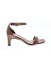 27 EDIT 100% Leather Tan Heels Size 8 - photo 1