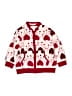 Dave & Bella 100% Polyester Hearts Red Zip Up Hoodie Size 80 cm / US 12-18 MO - photo 1