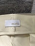 Ecru Solid Ivory Dress Pants Size L - photo 6