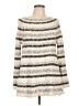 Style&Co Stripes Ivory Turtleneck Sweater Size L - photo 1