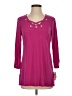 JM Collection Pink 3/4 Sleeve Top Size S - photo 1
