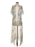 Asher 100% Polyester Silver Kimono Size XS - photo 1
