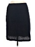 L.L.Bean Solid Blue Black Casual Skirt Size 6R - photo 2