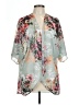 Unbranded Floral Teal Kimono Size L - photo 1