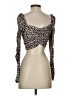 Unbranded Brown Long Sleeve Top Size XXS (estimated) - photo 2