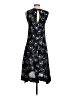 Theory 100% Polyester Paisley Blue Casual Dress Size 2 - photo 2