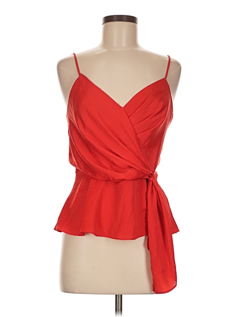 Pre-owned Astr Sleeveless Blouse In Red
