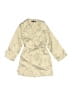 Lili Gaufrette 100% Polyester Gold Trenchcoat Size 6 - photo 1