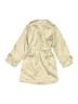 Lili Gaufrette 100% Polyester Gold Trenchcoat Size 6 - photo 2