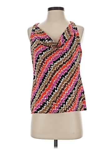 Trina Turk Sleeveless Silk Top (view 1)