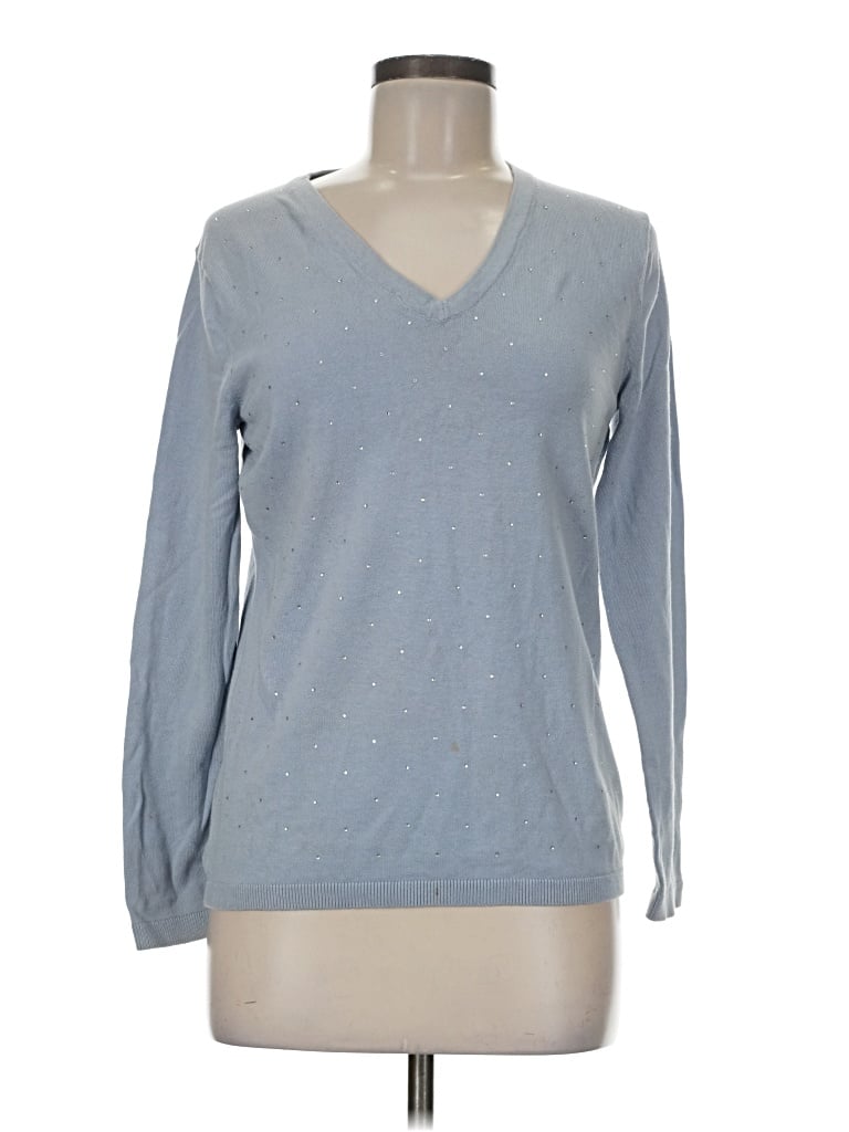 Pre-owned Dkny Jeans Pullover Sweater In Blue
