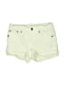 Kidpik Ivory Denim Shorts Size 7 - photo 1