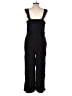Ann Taylor LOFT 100% Viscose Solid Black Jumpsuit Size L - photo 2