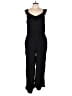 Ann Taylor LOFT 100% Viscose Solid Black Jumpsuit Size L - photo 1