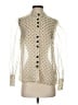 Zara Polka Dots Ivory Long Sleeve Blouse Size S - photo 1