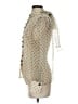 Zara Polka Dots Ivory Long Sleeve Blouse Size S - photo 5