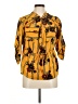 Mileage 100% Polyester Yellow 3/4 Sleeve Blouse Size M - photo 1