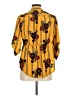 Mileage 100% Polyester Yellow 3/4 Sleeve Blouse Size M - photo 2