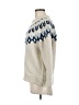 APRICOT Chevron-herringbone Ivory Pullover Sweater Size 8 - photo 5