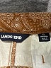 Lands' End Paisley Brown Casual Pants Size 6 - photo 7