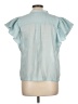Jonathan Simkhai Teal Short Sleeve Blouse Size L - photo 2