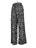 Ecowish Animal Print Black Casual Pants Size S - photo 2
