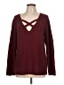 Unbranded Burgundy Pullover Sweater Size L - photo 1