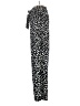 Ecowish Animal Print Black Casual Pants Size S - photo 5